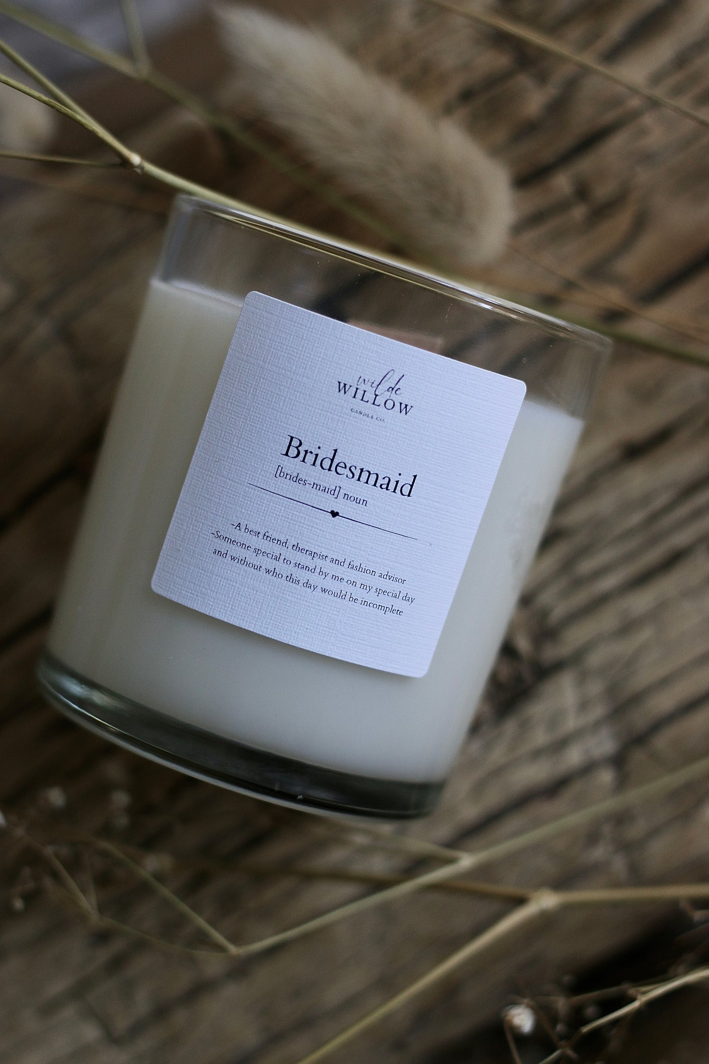 Bridesmaid Candle (Mini)