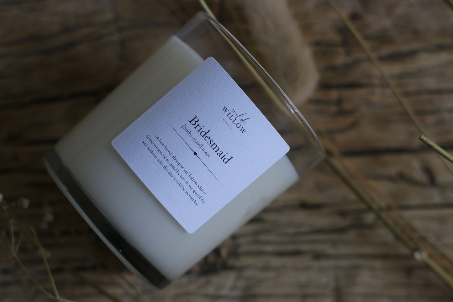 Bridesmaid Candle (Mini)